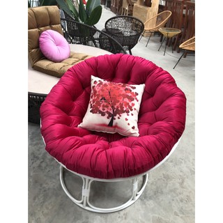 Ghế mây nhựa papasan thư giãn cho mọi nhà được chọn màu đệm tùy ý