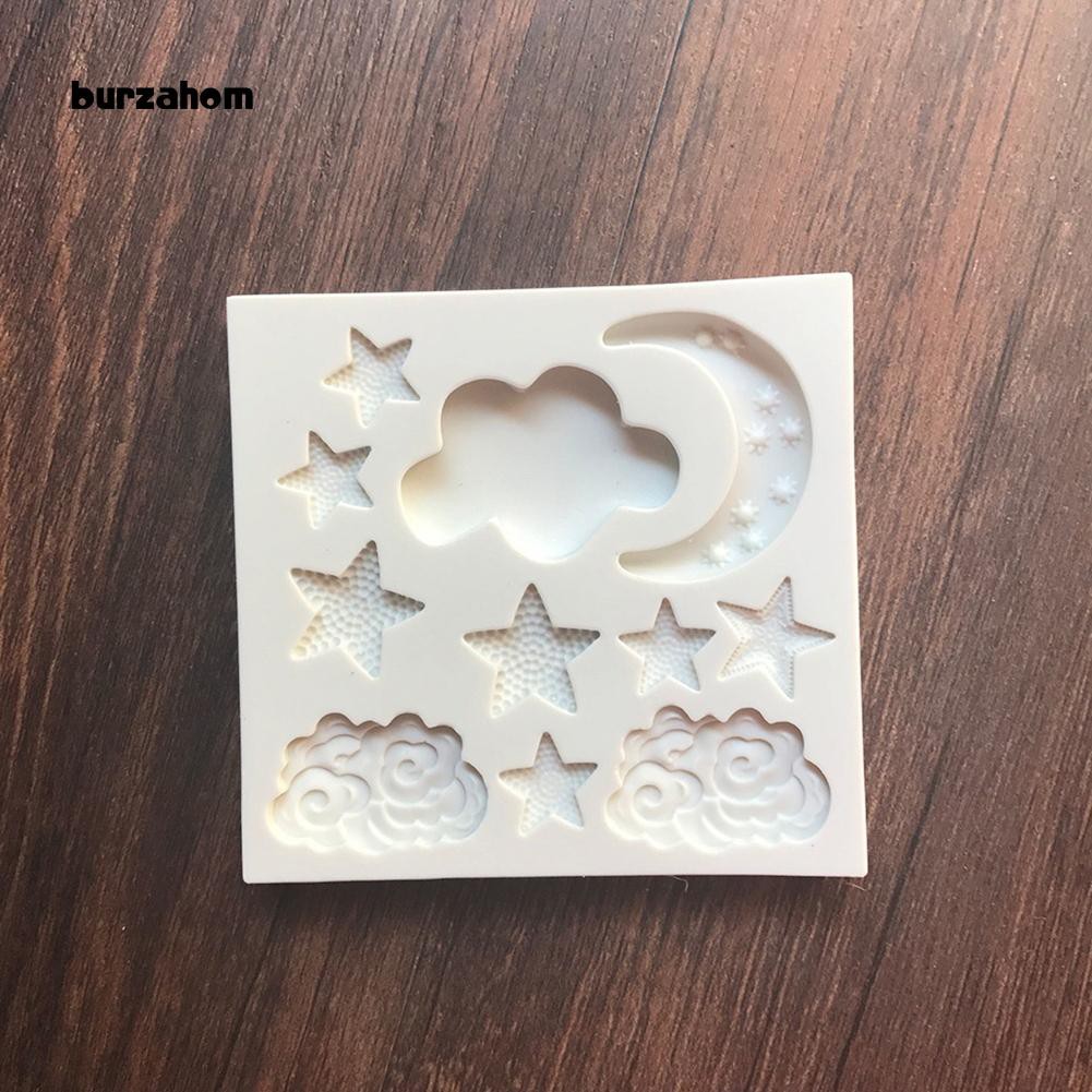 Khuôn làm bánh kiểu dáng ngôi sao mặt trăng đẹp mắt 8.1cm x 8.6cm