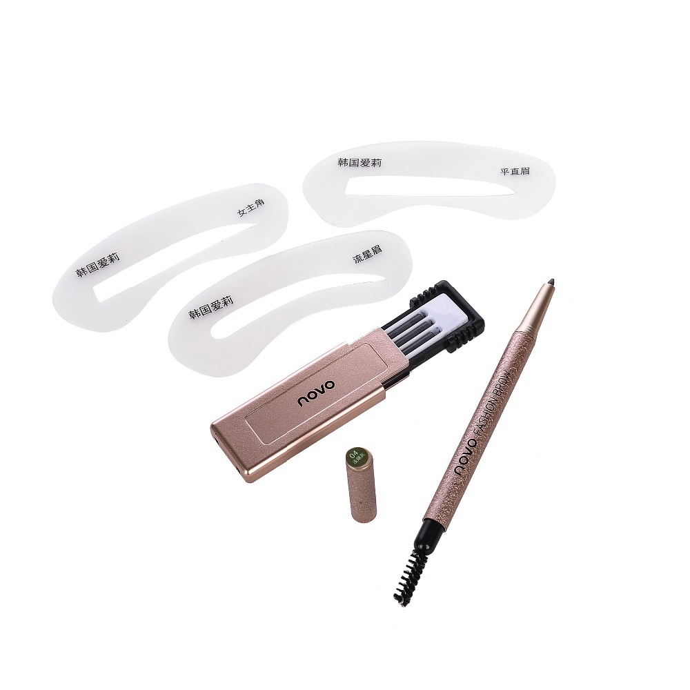 (hàng Mới Về) Bút Kẻ Lông Mày Novo Lâu Trôi Chống Thấm Nước Trang Điểm Tự Nhiên 4 Màu Tùy Chọn | BigBuy360 - bigbuy360.vn