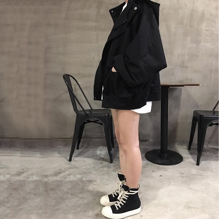 ÁO KHOÁC KAKI HỘP ĐEN - BOX JACKET UNISEX