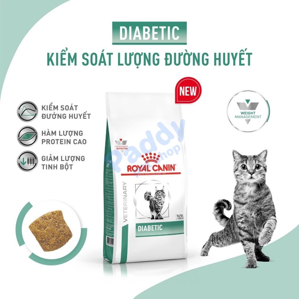 Hạt Royal Canin Diabetic Feline Kiểm Soát Dinh Dưỡng Mèo Bị Tiểu Đường