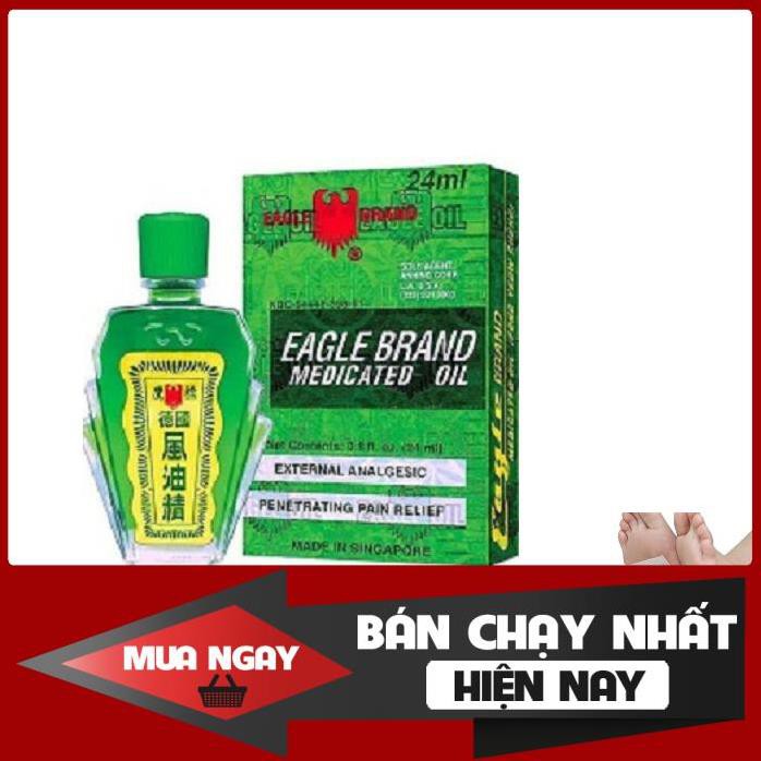 [Quà Đỉnh 0Đ] ComBo Dầu Gió Xanh 2 Nắp Sư tử Singapore- Tặng Kèm 10 Miếng Thải Độc Gía Sốc Mỗi Ngày