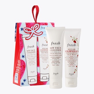 Set sữa rửa mặt và tẩy da chết Fresh