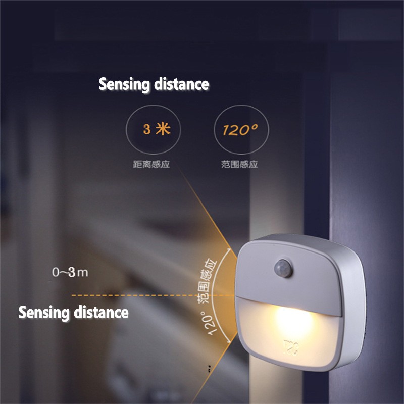 Đèn Led Cảm Biến Chuyển Động Chạy Pin Cho Hành Lang Phòng Ngủ