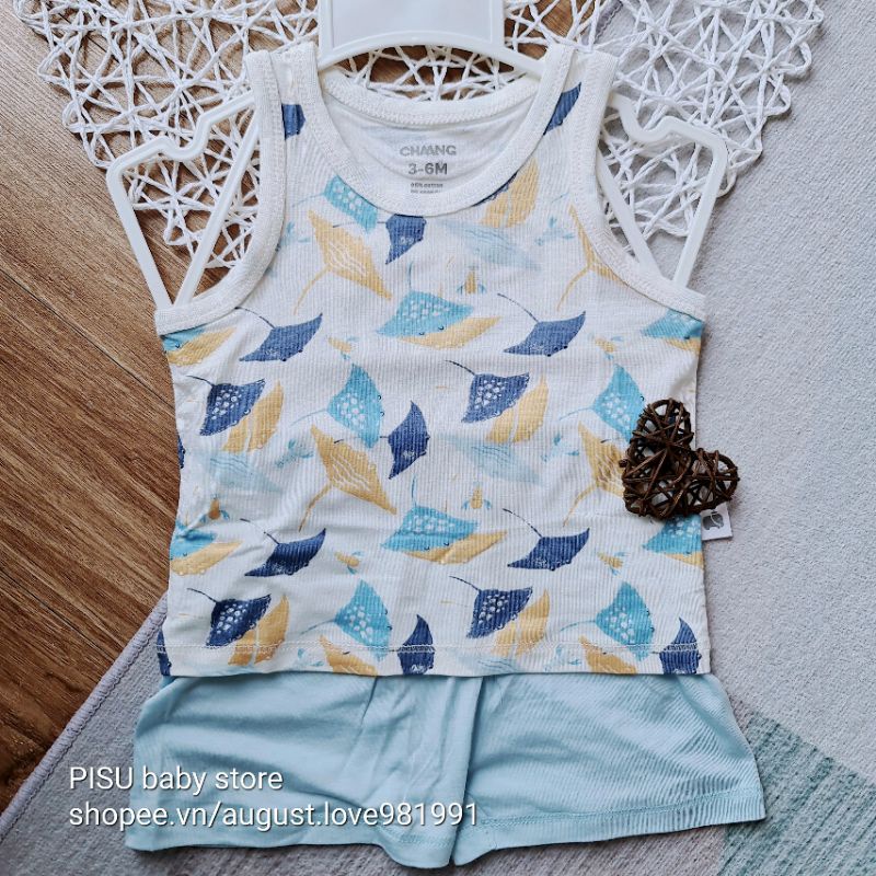 Chaang - bộ cộc ba lỗ, bộ sát nách, bộ cánh tiên vải lanh cotton mềm mát cho bé 3m-5y