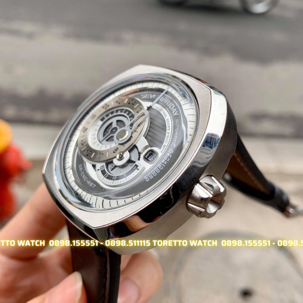 Đồng Hồ Nam  - Automatic - Hộp Gỗ, Sách, Thẻ Bảo Hành 2 năm , Khăn, Dây Cao Su Cao Cấp Tặng Kèm