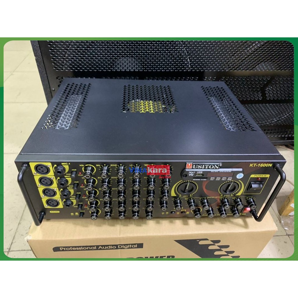 👌⚡🎤 Amply Musiton 16 sò lớn 600W, Amply Nanomax 007 CS 500W, sử dụng đôi loa 3 tấc, 4 tấc