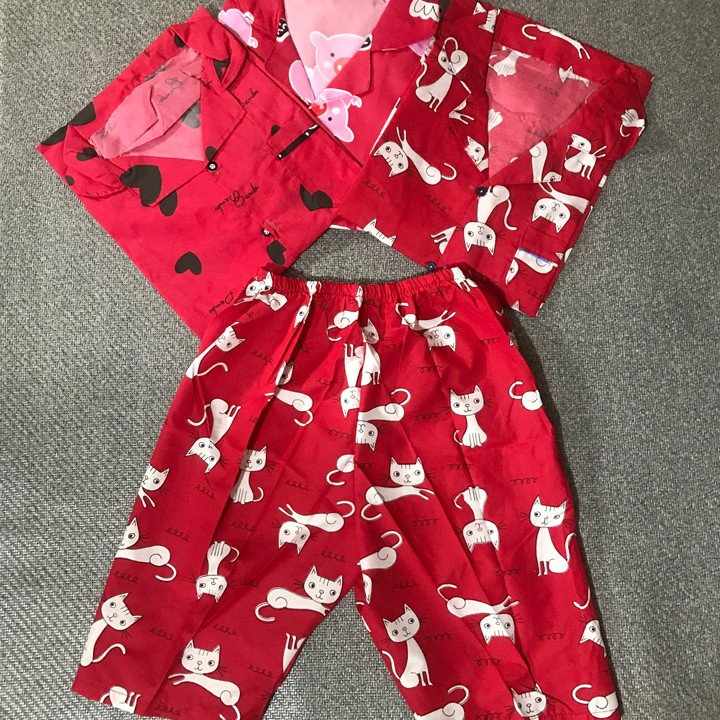 Bộ Pijama lửng nữ siêu xinh ( CHỈ CHỌN MÀU KHÔNG CHỌN MẪU ) | BigBuy360 - bigbuy360.vn