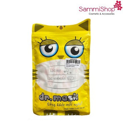 Túi Khẩu trang Dr. Mask Trẻ Em 4 lớp 10 chiếc