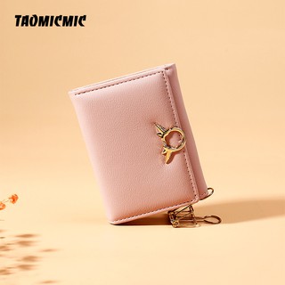 Ví Da Nữ TAOMICMIC Khóa Song Yến Mini