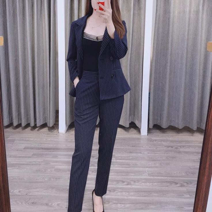 Bộ Vest Nữ 4 Linh Kem Cao Cấp Dáng Công Sở Linh Kem Shop nhiều màu AV4