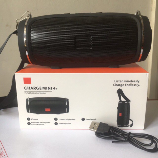 Loa Bluetooth Không Dây Charge 4 Mini Vỏ Nhôm Nghe Nhạc Hay Âm Thanh Chất Lượng,Loa không dây Hỗ Trợ Cắm Thẻ Nhớ Và Usb