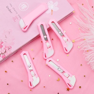 Dao rọc giấy mini màu hồng HT034