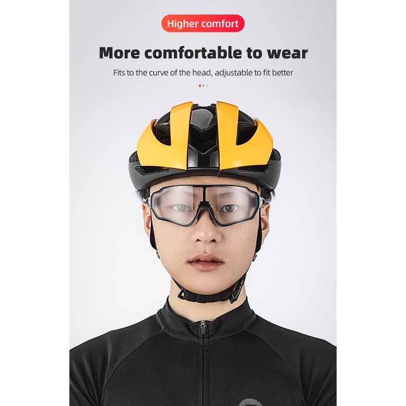Mũ bảo hiểm đi xe đạp ROCKBROS thiết kế hợp lý cho nam và nữ