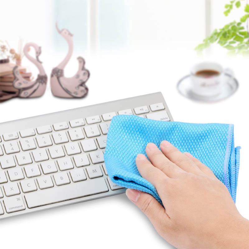 Khăn Lau Kính Chắn Gió Xe Hơi / Cửa Sổ Bằng Thép Không Gỉ Mềm Mại Sáng Bóng Cho Nhà Bếp / Nhà Cửa