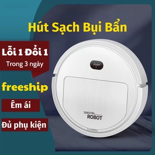 Robot hút bụi, robot hút bụi thông minh, tích hợp lau sàn - auto ben
