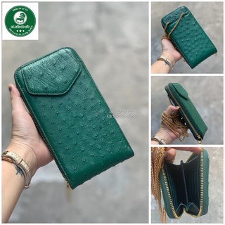 Túi đeo điện thoại da đà điểu size 10-20 cá sấu gò vấp