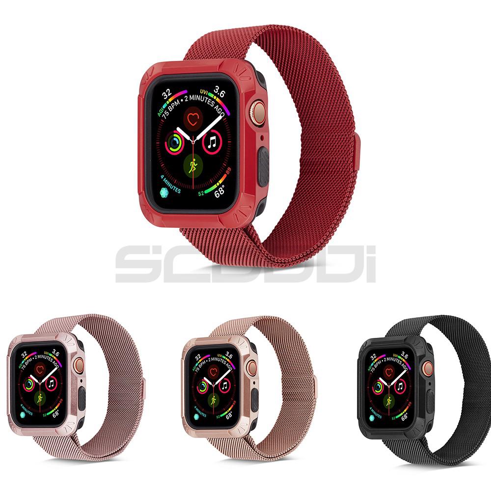 Dây đeo thay thế và vỏ bảo vệ cho đồng hồ Apple Watch series 1/2/3 38 42 mm