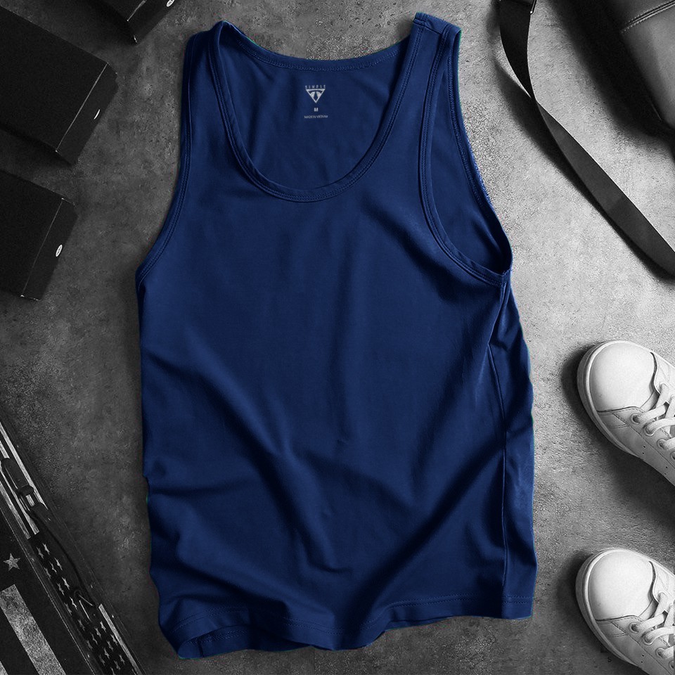 Áo 3 Lỗ Cotton TS NAVI - ÁO TANK TOP T-SIMPLE (DUHNO)