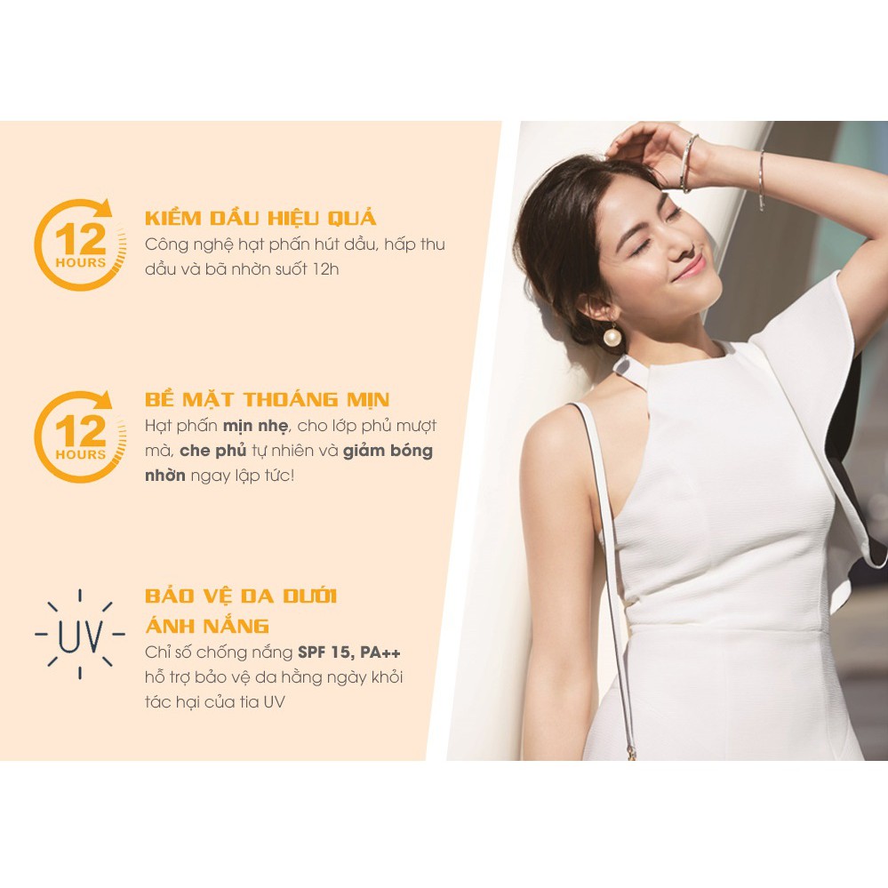 Phấn phủ kiềm dầu hoàn hảo Za Bye-bye Shine Powder - Natural TẶNG kèm gương cute | BigBuy360 - bigbuy360.vn