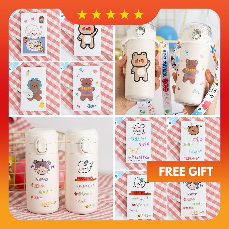 Dễ Thương Nhãn Dán Nhãn Dán dễ thương của cô gái nhật ký trang trí DIY Sticker Washi dán sổ lưu niệm PVC Cốc Nước Sticker tủ lạnh Máy Tính Xách Tay Ấm Đun Nước @ RUNA
