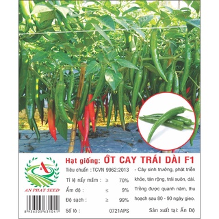 Hạt giống ớt hàn quốc f1 trái siêu dài 0.2g