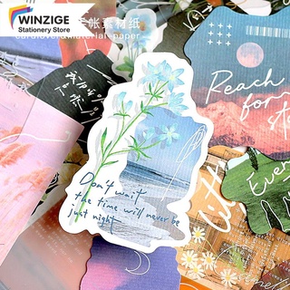 Bộ giấy dán trang trí sổ tay gói quà phong cách cổ điển