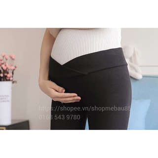Quần bầu legging CẠP CHÉO