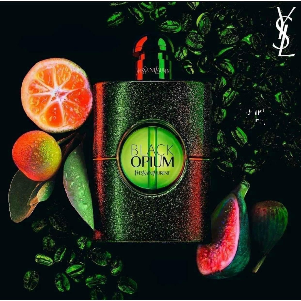 Nước hoa nữ YSL Black Opium Illicit Green New 2022 EDP 75ml - Dầu thơm ysl xanh ngọt ngào quyến rũ - iu.cosmetics