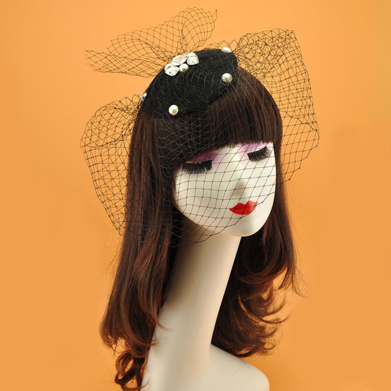 Kẹp Tóc Hình Nón Đính Pha Lê Sang Trọng