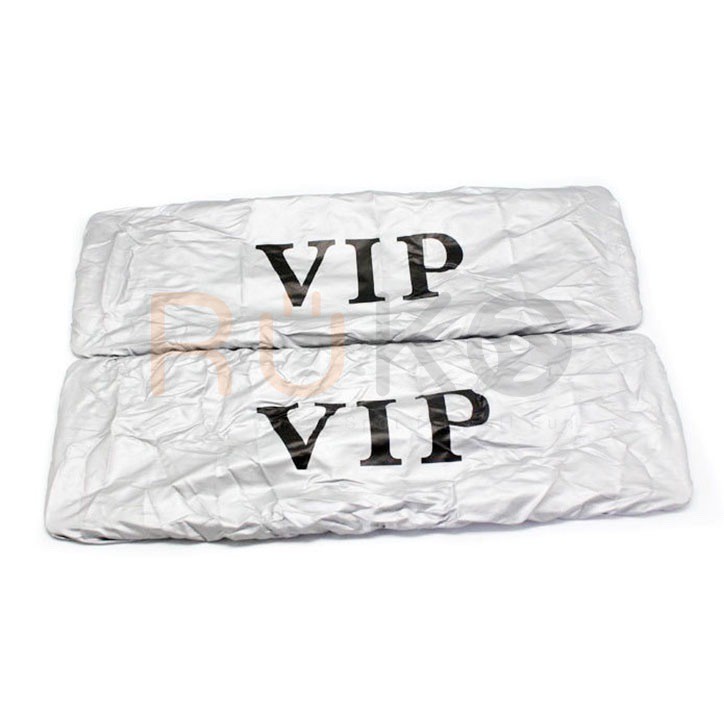 Bộ 2 áo che bụi biển số ô tô, xe hơi in chữ VIP