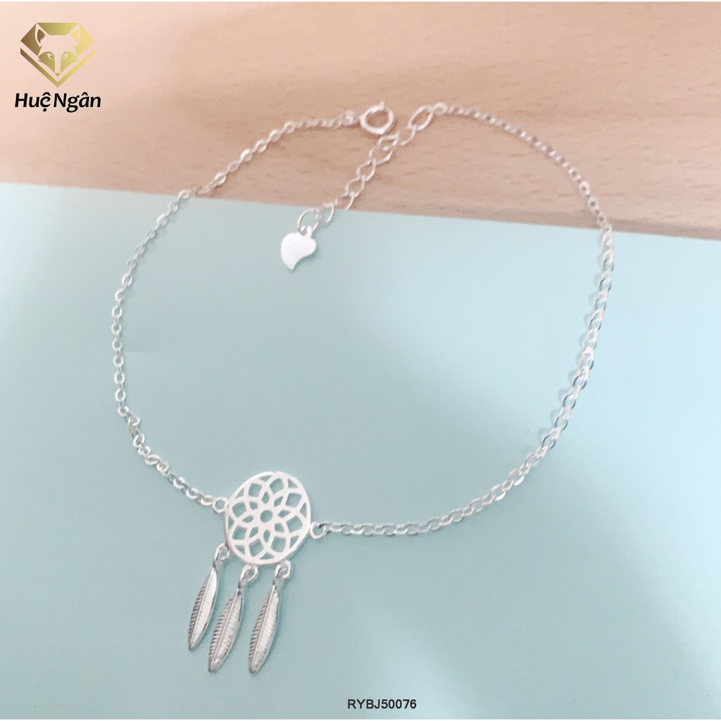 [Mã LT50 giảm 50k đơn 250k] Lắc chân bạc Ý 925 Huệ Ngân - Dreamcatcher RYBJ50076