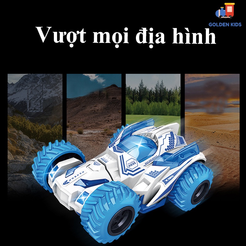 Ô tô đồ chơi xe phân khối lớn chạy đà xoay 360 siêu nhanh, chạy rất xa nhiều màu sắc cho bé