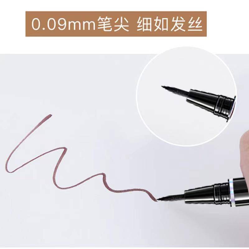 Bút kẻ mắt dạng lỏng màu đen tinh tế chống thấm nước phong cách Hàn Quốc cho nữ