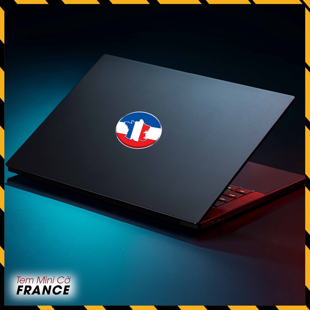 Sticker Mẫu Cờ Pháp Cho Xe máy, Xe Điện, Mũ Bảo Hiểm, Laptop, Điện Thoại | Tem Dán Xe mẫu France Dễ Dán Chống Nước