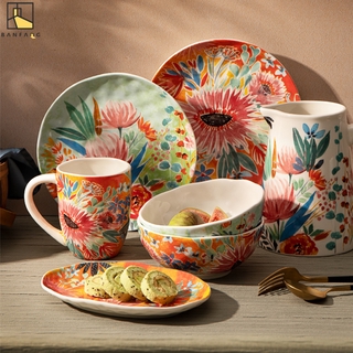 Bộ Tô / Bát / Cốc Bằng Gốm Họa Tiết Sáng Tạo