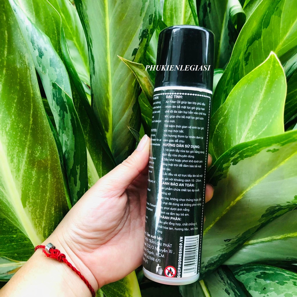Xịt Tẩm dầu lọc gió Sprayking Air Filter Oil 200ml