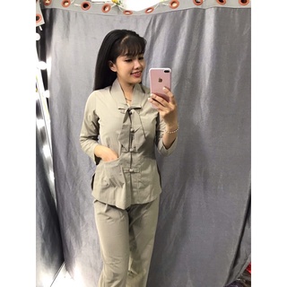 mẫu la hán nơ ( đồ lam đi chùa )