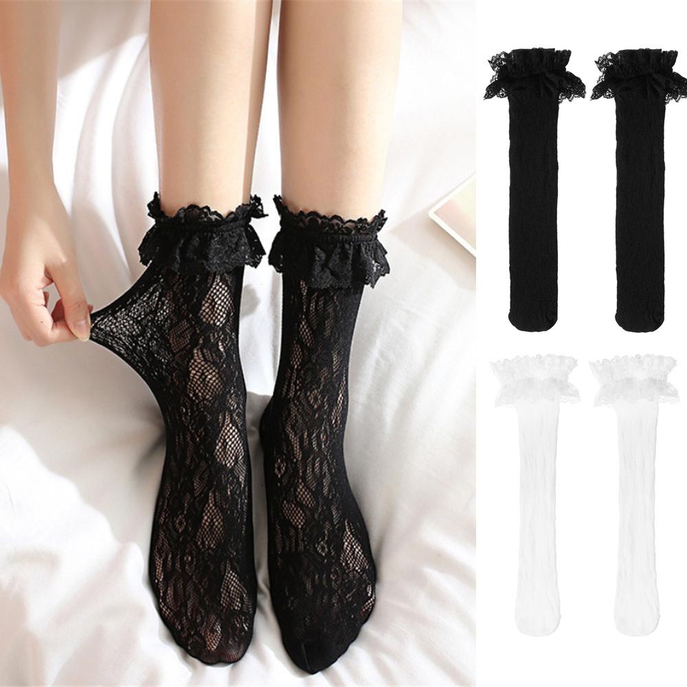 NIUYOU Tất Đầu Gối Phối Nơ Thiết Kế Hợp Thời Trang Cho Bé