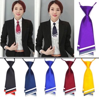 Cà vạt nữ công sở , nơ nữ văn phòng mầu đen