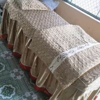 Grap(ga )phi lụa trần bông giường spa, nail, phun xăm