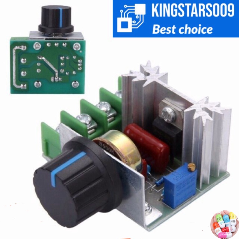Mạch dimmer thay đổi và điều chỉnh vận tốc động cơ, ánh sáng đèn, nhiệt 2000w ( Có Bán Sỉ)