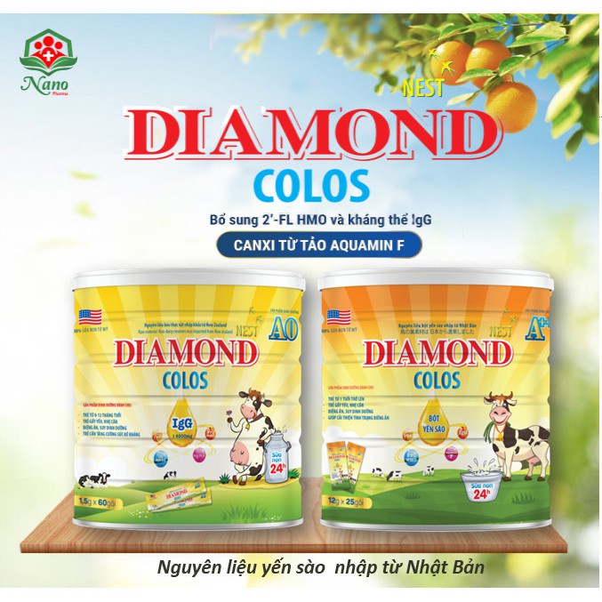 Sữa non Diamond Nest Colos A0 và A+ cho trẻ từ sơ sinh