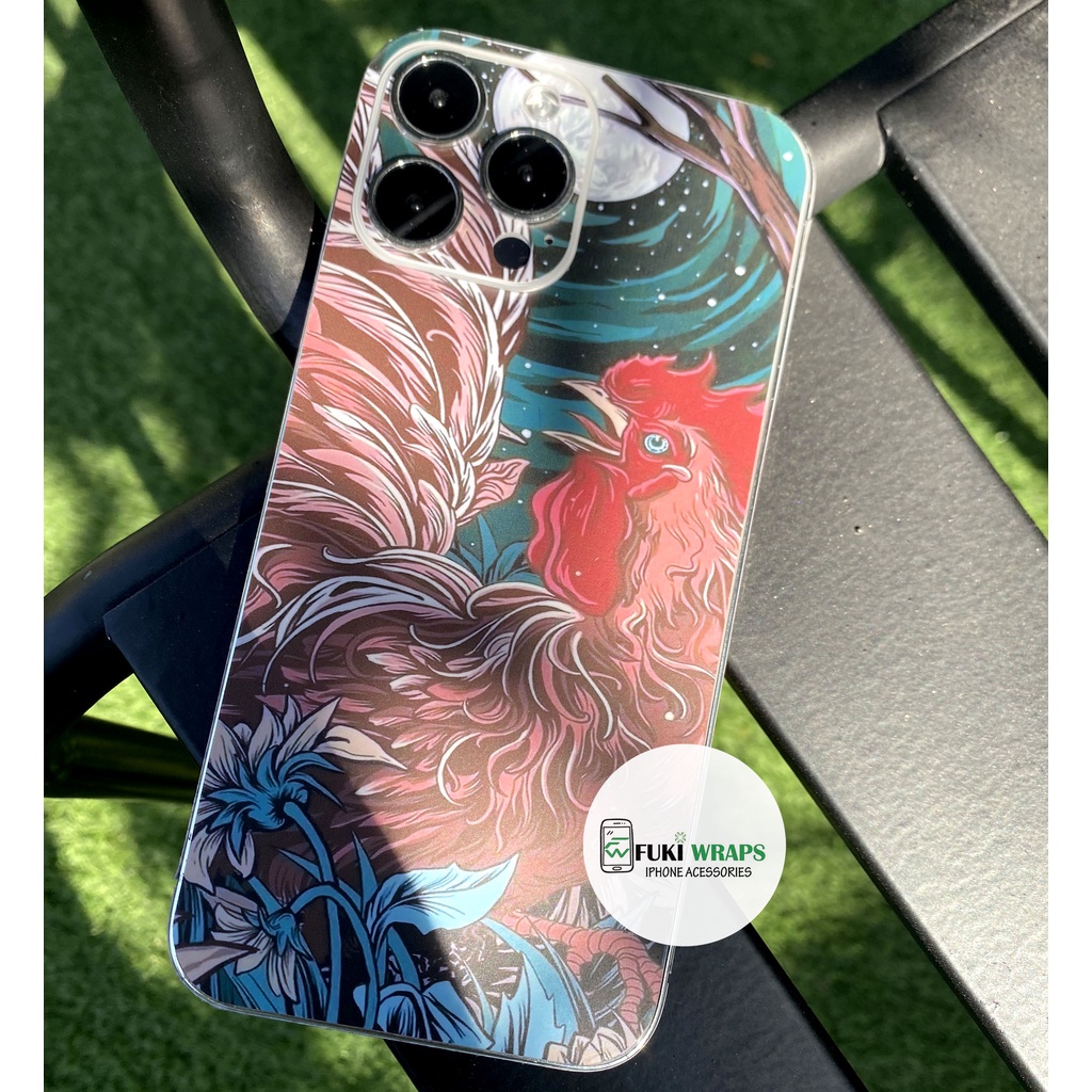 Tấm dán Skin Mặt Sau Con Gà FULL VIỀN Dành Cho 13prm , 12prm , 11prm , x , xsm , ip11 , ip12 , ip13 - FukiShop