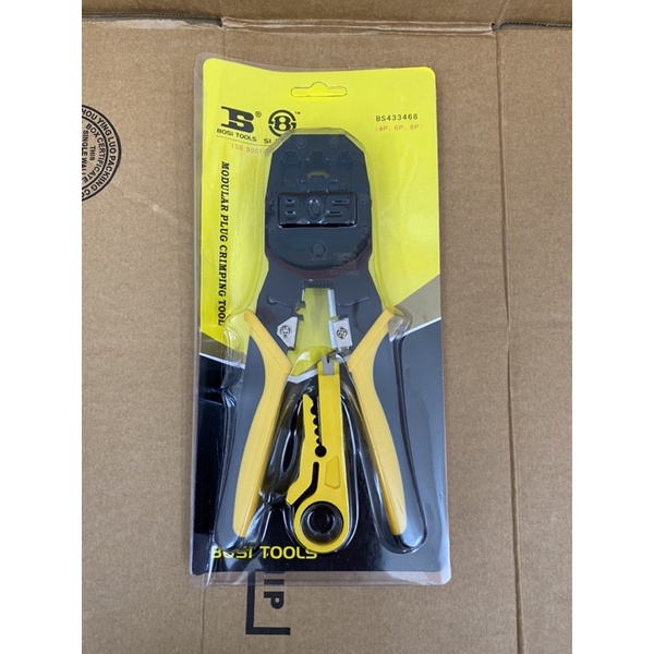 Kìm bấm mạng Bosi bấm cáp mạng cat5e, cat6 RJ11,RJ45.