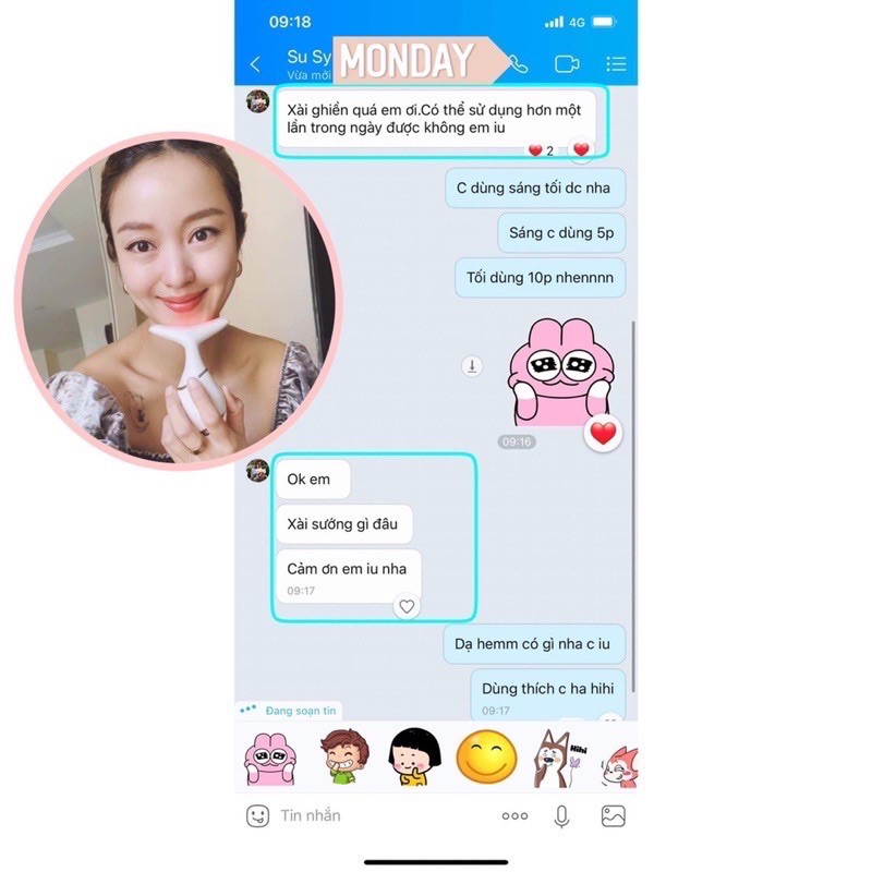 Máy Massage Và Đẩy Sâu Tinh Chất MiteChan Trẻ Hóa Và Nâng Cơ | BigBuy360 - bigbuy360.vn