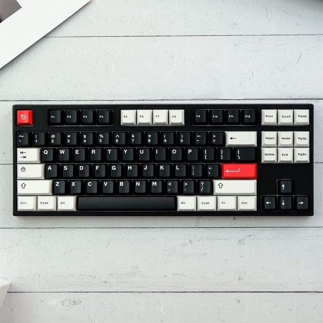 Keycap WOB-BOW-RED CMK Aifei 250 nút nhựa ABS Doubleshot bản mới