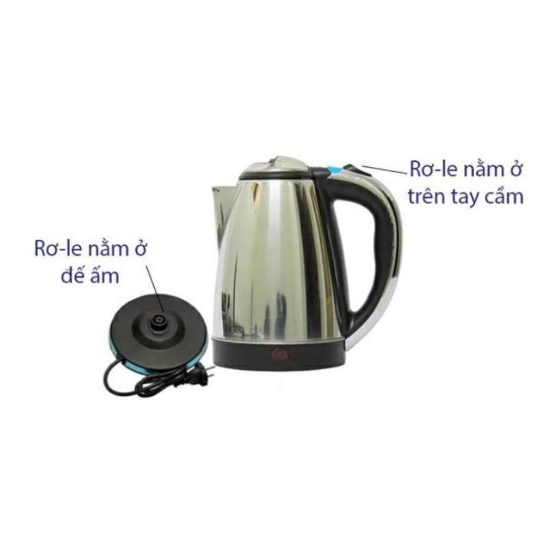 ấm đun nước siêu tốc electric kettle cao cấp