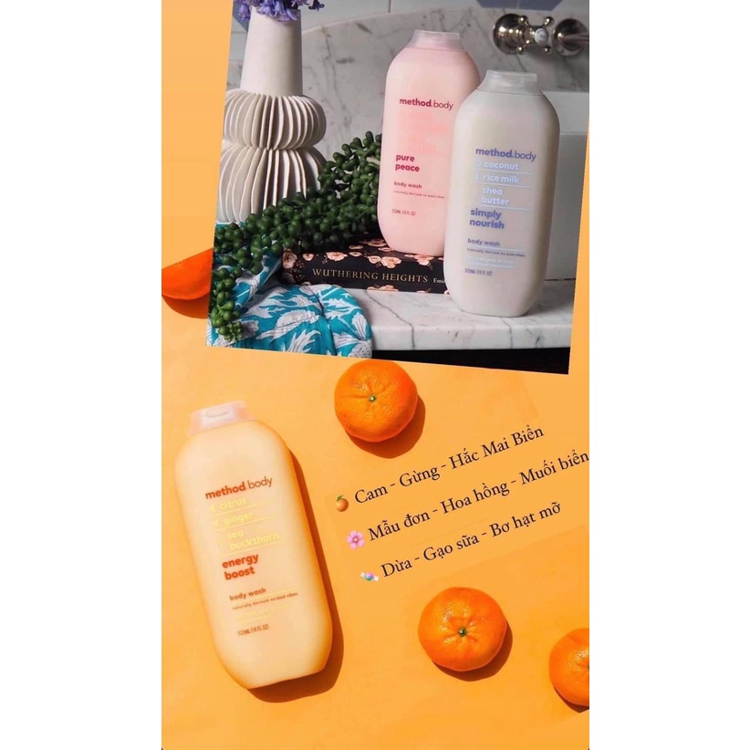 Sữa tắm Method Body cho mẹ 532ml