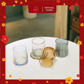 20 mẫu cốc thủy tinh viền gold phong cách Bắc Âu sang chảnh (ảnh thật)